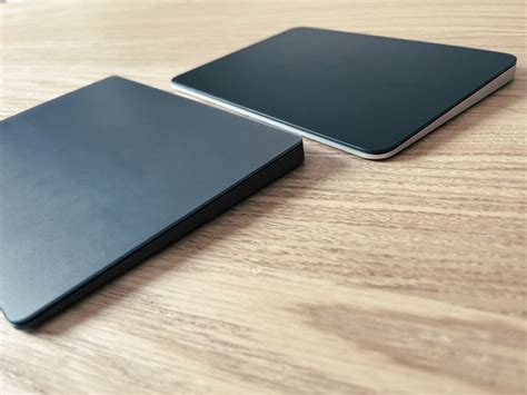 Unboxing and first impressions: The black Apple Magic Trackpad